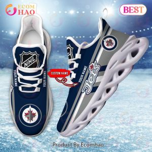 NHL Winnipeg Jets Perfect Gift for fans Personalized Max Soul Chunky Sneakers, Shoes