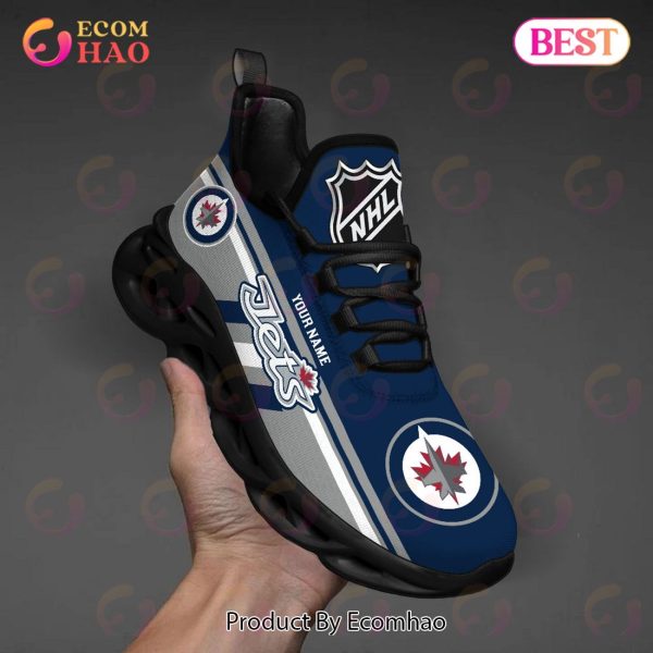 NHL Winnipeg Jets Perfect Gift for fans Personalized Max Soul Chunky Sneakers, Shoes