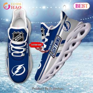 NHL Tampa Bay Lightning Perfect Gift for fans Personalized Max Soul Chunky Sneakers, Shoes