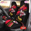 NFL Las Vegas Raiders Custom Name Mickey Mouse Car Seat Covers