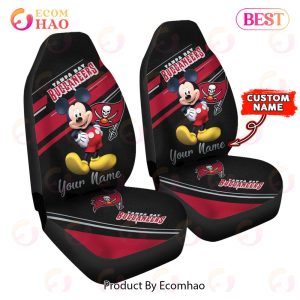 NFL Tampa Bay Buccaneers Custom Name Mickey Mouse Car Seat Covers