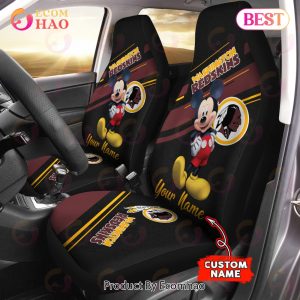 NFL Washington Redskins Custom Name Mickey Mouse Car Seat Covers