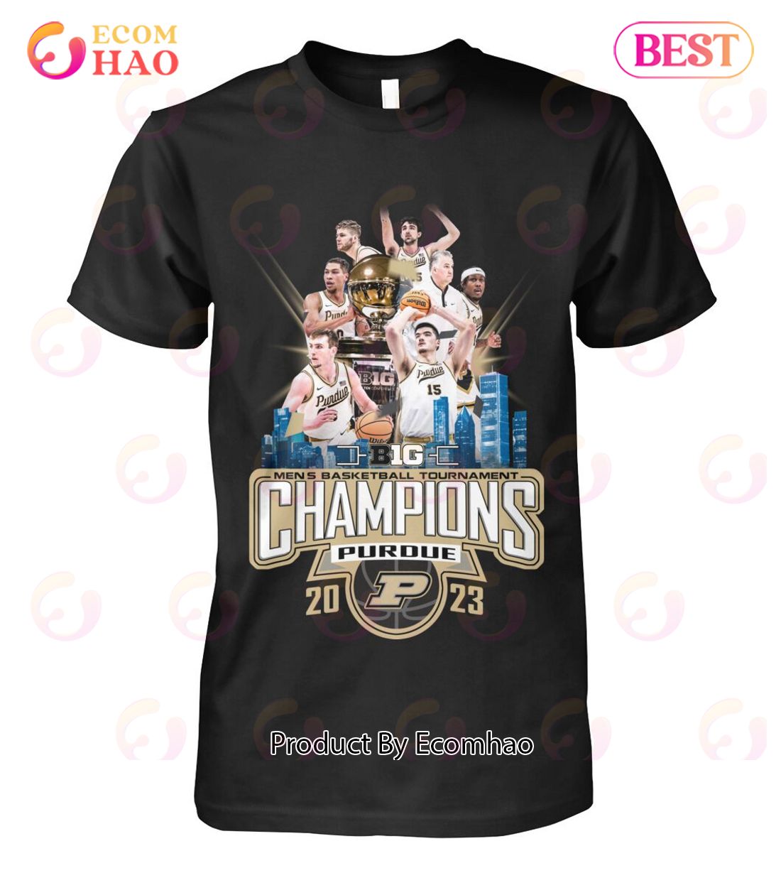 Big Men’s Basketball Tournament Champions Purdue 2023 T-Shirt