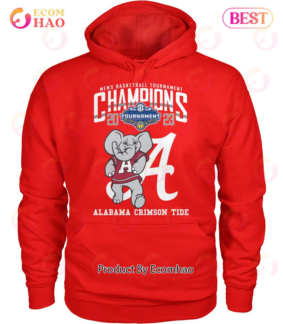 Men’s Basketball Tournament Champions 2023 Alabama Crimson Tide T-Shirt