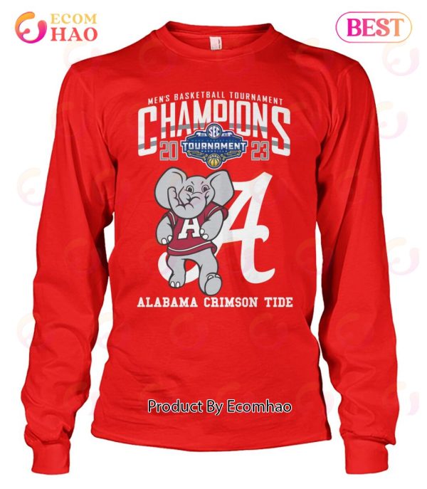 Men’s Basketball Tournament Champions 2023 Alabama Crimson Tide T-Shirt