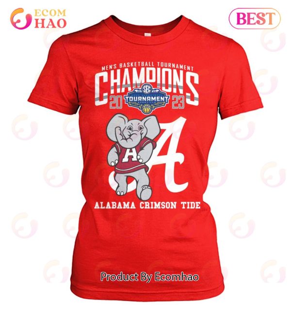 Men’s Basketball Tournament Champions 2023 Alabama Crimson Tide T-Shirt