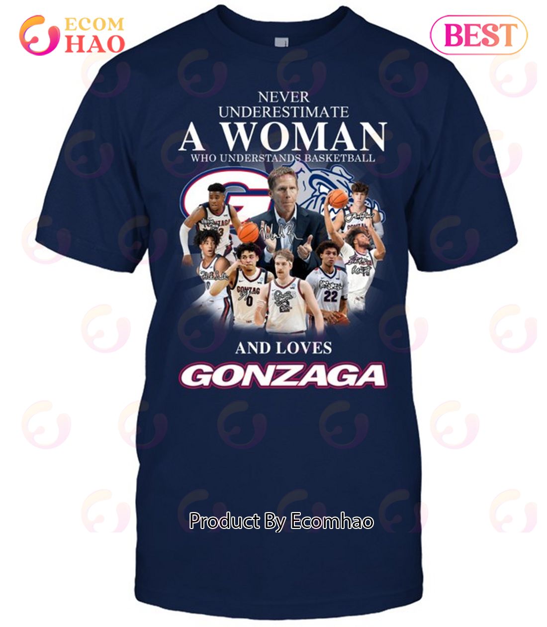 Never Understands Basketball And Loves Gonzaga T-Shirt