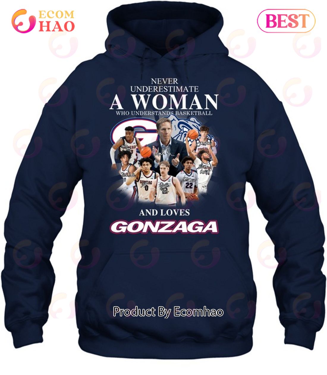 Never Understands Basketball And Loves Gonzaga T-Shirt