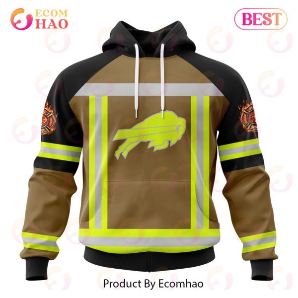 NFL Buffalo Bills Special Firefighter Uniform Design 3D Hoodie