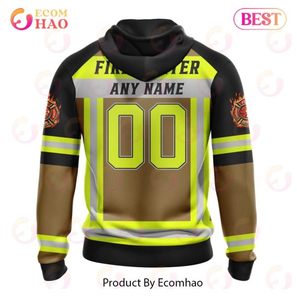 NFL Buffalo Bills Special Firefighter Uniform Design 3D Hoodie