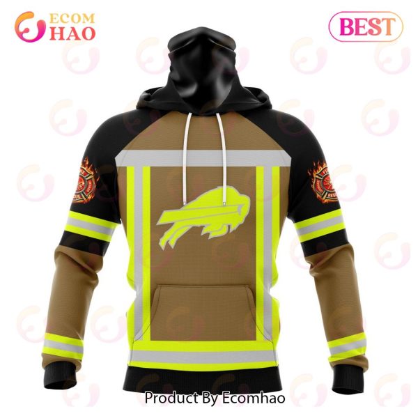 NFL Buffalo Bills Special Firefighter Uniform Design 3D Hoodie