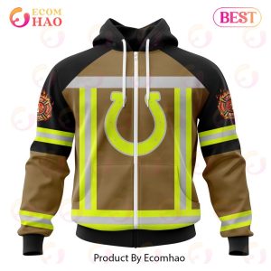 NFL Indianapolis Colts Special Firefighter Uniform Design 3D Hoodie