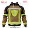 NFL Los Angeles Chargers Special Firefighter Uniform Design 3D Hoodie