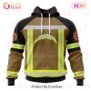 NFL Los Angeles Rams Special Firefighter Uniform Design 3D Hoodie