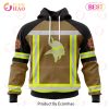 NFL New England Patriots Special Firefighter Uniform Design 3D Hoodie