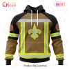 NFL New England Patriots Special Firefighter Uniform Design 3D Hoodie
