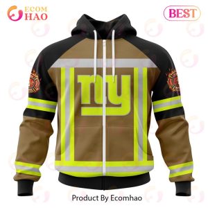 NFL New York Giants Special Firefighter Uniform Design 3D Hoodie
