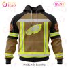 NFL Pittsburgh Steelers Special Firefighter Uniform Design 3D Hoodie