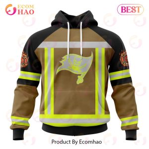 NFL Tampa Bay Buccaneers Special Firefighter Uniform Design 3D Hoodie