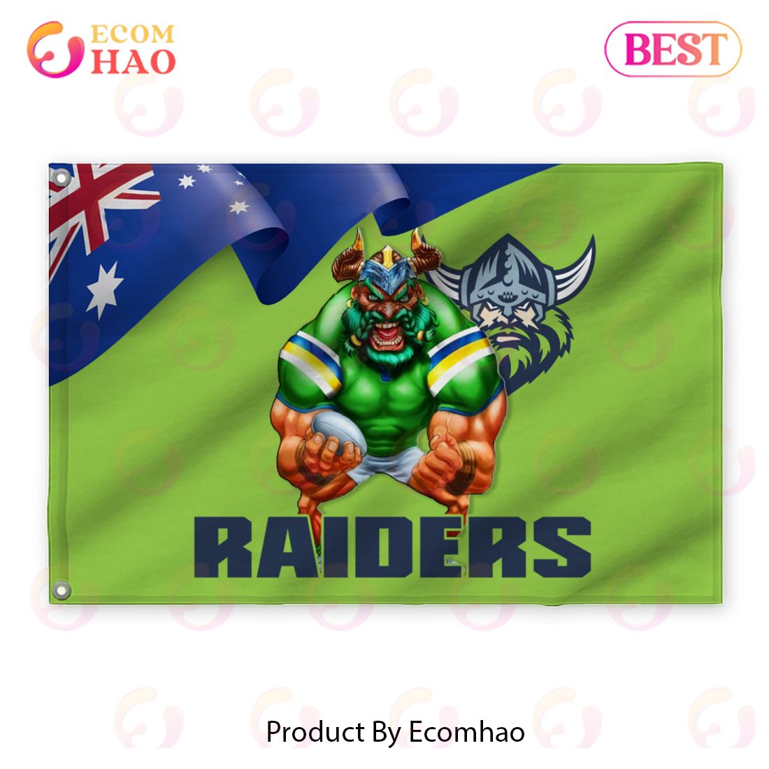 NRL Brisbane Broncos 3D Flag