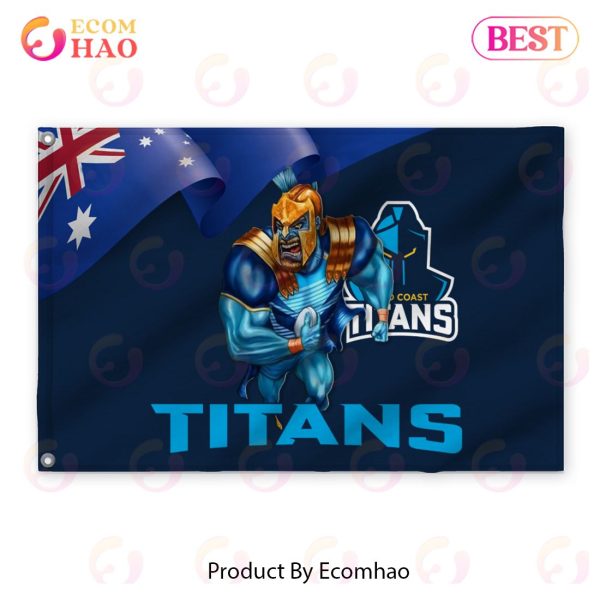 NRL Gold Coast Titans 3D Flag