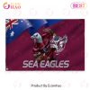 NRL Melbourne Storm 3D Flag