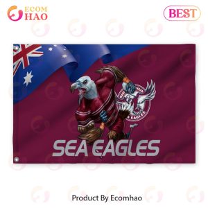 NRL Manly Sea Eagles 3D Flag