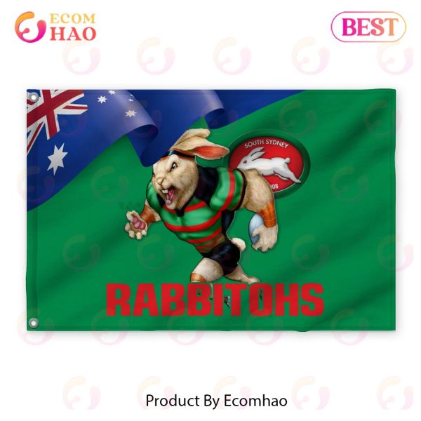 NRL South Sydney Rabbitohs 3D Flag