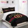Gucci Bedding Set Beige Red Green Luxury Bed Sheets