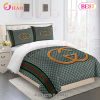 Gucci Bedding Set Green Red Beig Luxury Bed Sheets