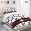 Gucci Bedding Set White And Black Luxury Bed Sheets Gucci Bedding Set White And Black Luxury Bed Sheets