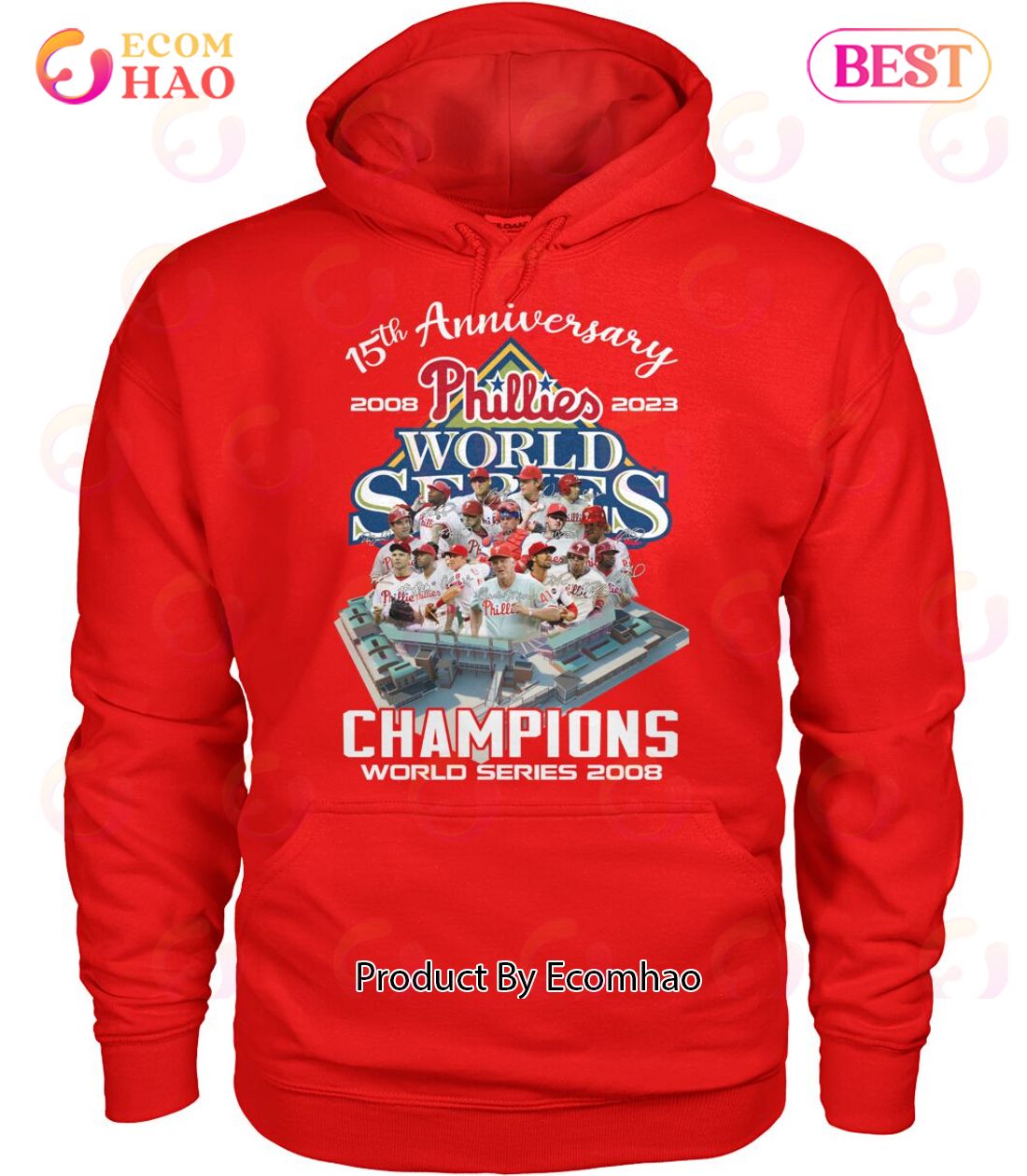 15th Anniversary 2008 – 2023 Phillies Champions World Series 2008 T-Shirt