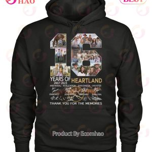 16 Years Of 2007 – 2023 Heartland Thank You For The Memories T-Shirt