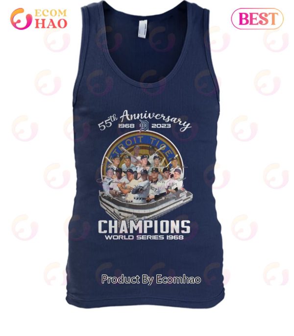 55th Anniversary 1968 – 2023 Detroit Tigers Champions World Series 1968 T-Shirt