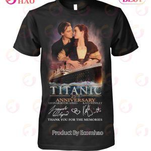 Titanic 25th Anniversary Thank You For The Memories T-Shirt