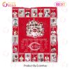 MLB Chicago Cubs 3 Time World Series Champion Quilt, Fleece Blanket, Sherpa Fleece Blanket