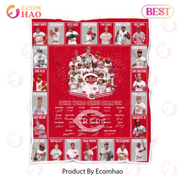 MLB Boston Red Sox 5 Time World Series Champion Quilt, Fleece Blanket, Sherpa Fleece Blanket