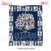 MLB New York Mets 2-Time World Series Champion Quilt, Fleece Blanket, Sherpa Fleece Blanket
