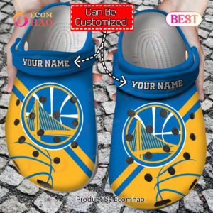 Basketball Crocs Personalized G. Warriors Nation Basketball Clog Shoes