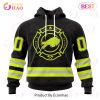 NFL Baltimore Ravens Custom Name And Number Special FireFighter Uniform Design 3D Hoodie