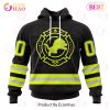 NFL Dallas Cowboys Custom Name And Number Special FireFighter Uniform Design 3D Hoodie