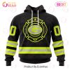 NFL Detroit Lions Custom Name And Number Special FireFighter Uniform Design 3D Hoodie