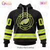NFL Pittsburgh Steelers Custom Name And Number Special FireFighter Uniform Design 3D Hoodie