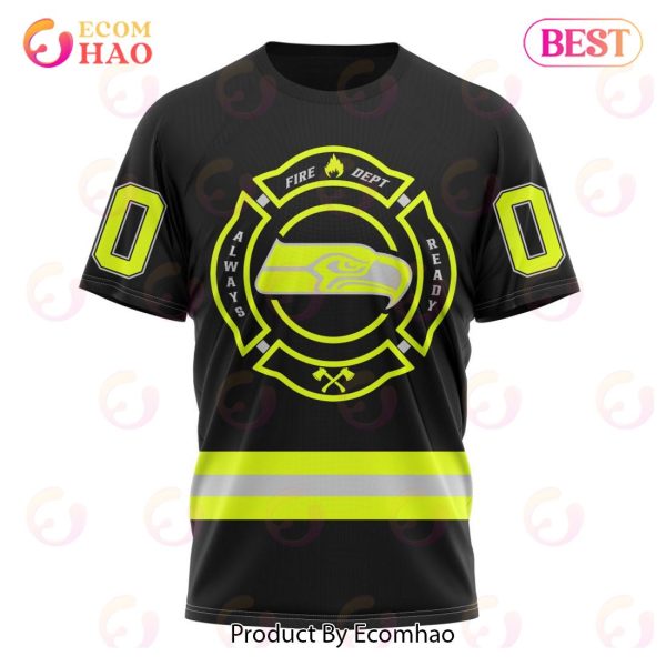 Personalized NFL Seattle Seahawks Special FireFighter Uniform