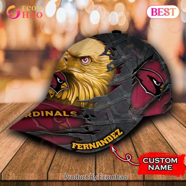 NFL Arizona Cardinals Special Eagle Bird Design Cap Custom Name