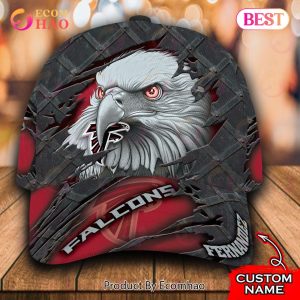 NFL Atlanta Falcons Special Eagle Bird Design Cap Custom Name