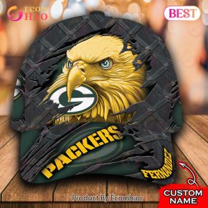 NFL Green Bay Packers Special Eagle Bird Design Cap Custom Name