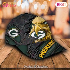 NFL Green Bay Packers Special Eagle Bird Design Cap Custom Name