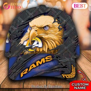 NFL Los Angeles Rams Special Eagle Bird Design Cap Custom Name
