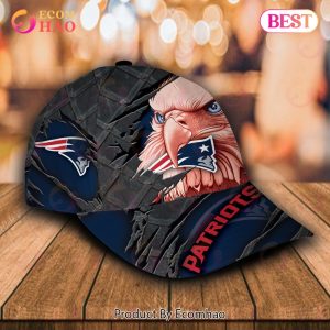 NFL New England Patriots Special Eagle Bird Design Cap Custom Name